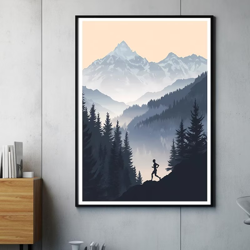 Minimalist Outdoor Adventure C - огляд і ціна Sports Equipment Poster