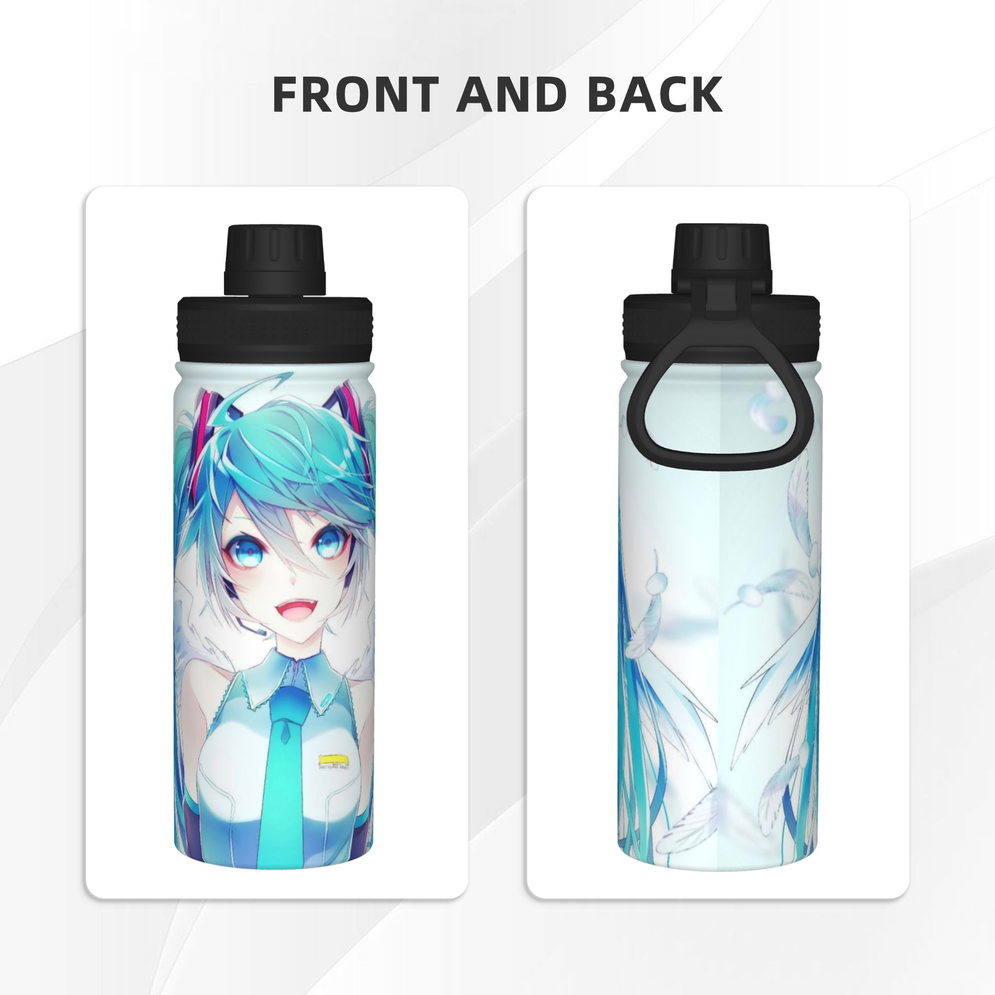 Anime Hatsunes Mikus 18OZ Spor - огляд і ціна Sports Water Bottle Insulated