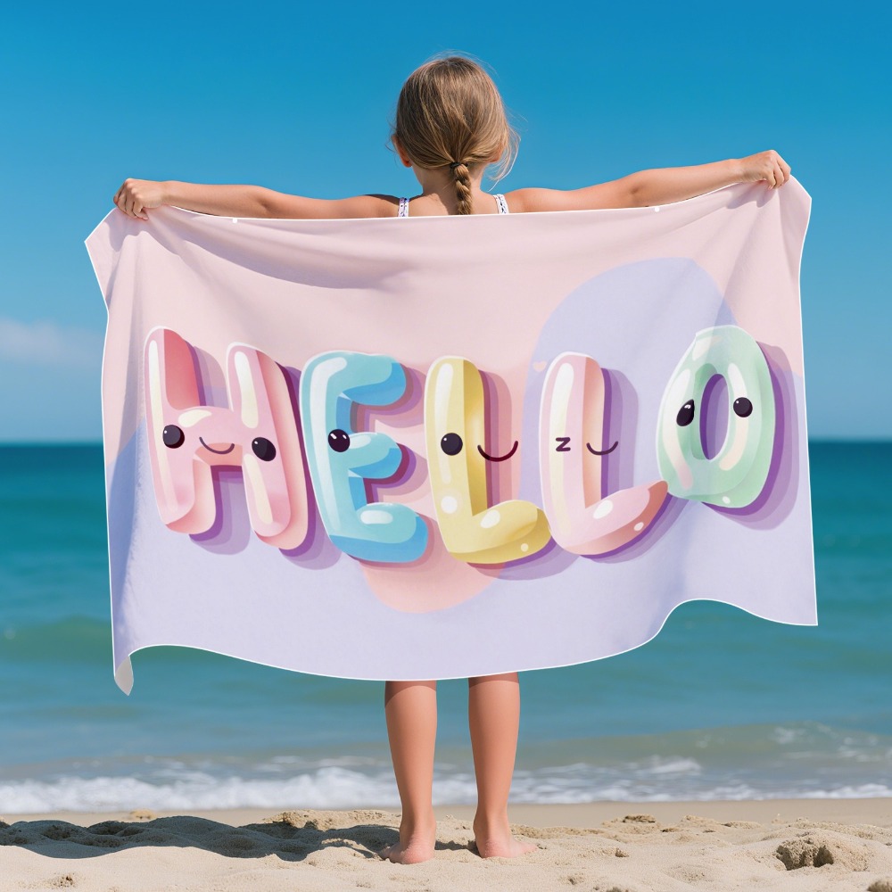 Cartoon Pattern Beach Towel Ki - огляд і ціна Yoga Mat