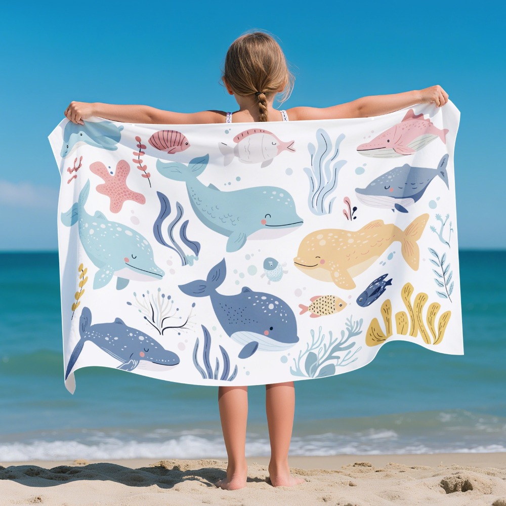 Cartoon Pattern Beach Towel Ki - огляд і ціна Yoga Mat