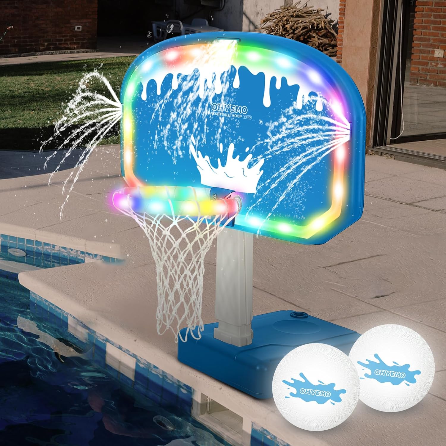 Oversized LED Pool Basketball  - огляд і ціна Basketball Hoop