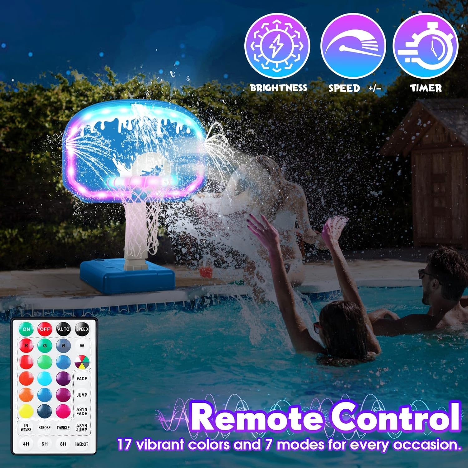 Oversized LED Pool Basketball  - огляд і ціна Basketball Hoop