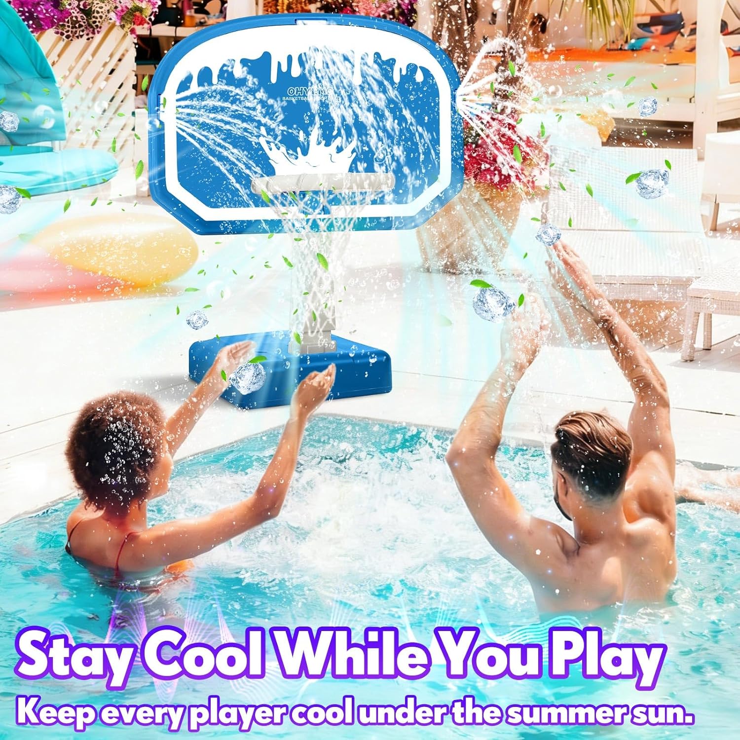 Oversized LED Pool Basketball  - огляд і ціна Basketball Hoop