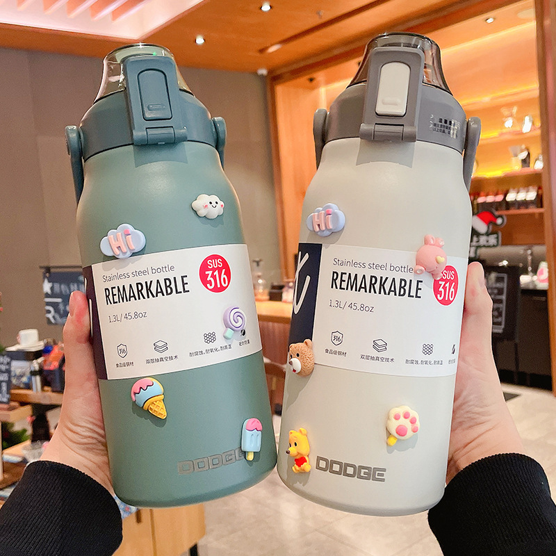 316 Stainless Steel Straw Tumb - огляд і ціна Sports Water Bottle Insulated