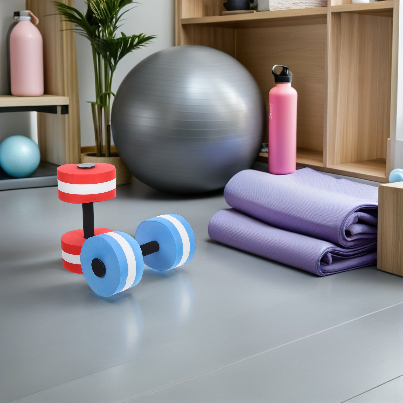 2Pcs Aquatic Dumbbells Eva Flo - огляд і ціна Dumbbell Set