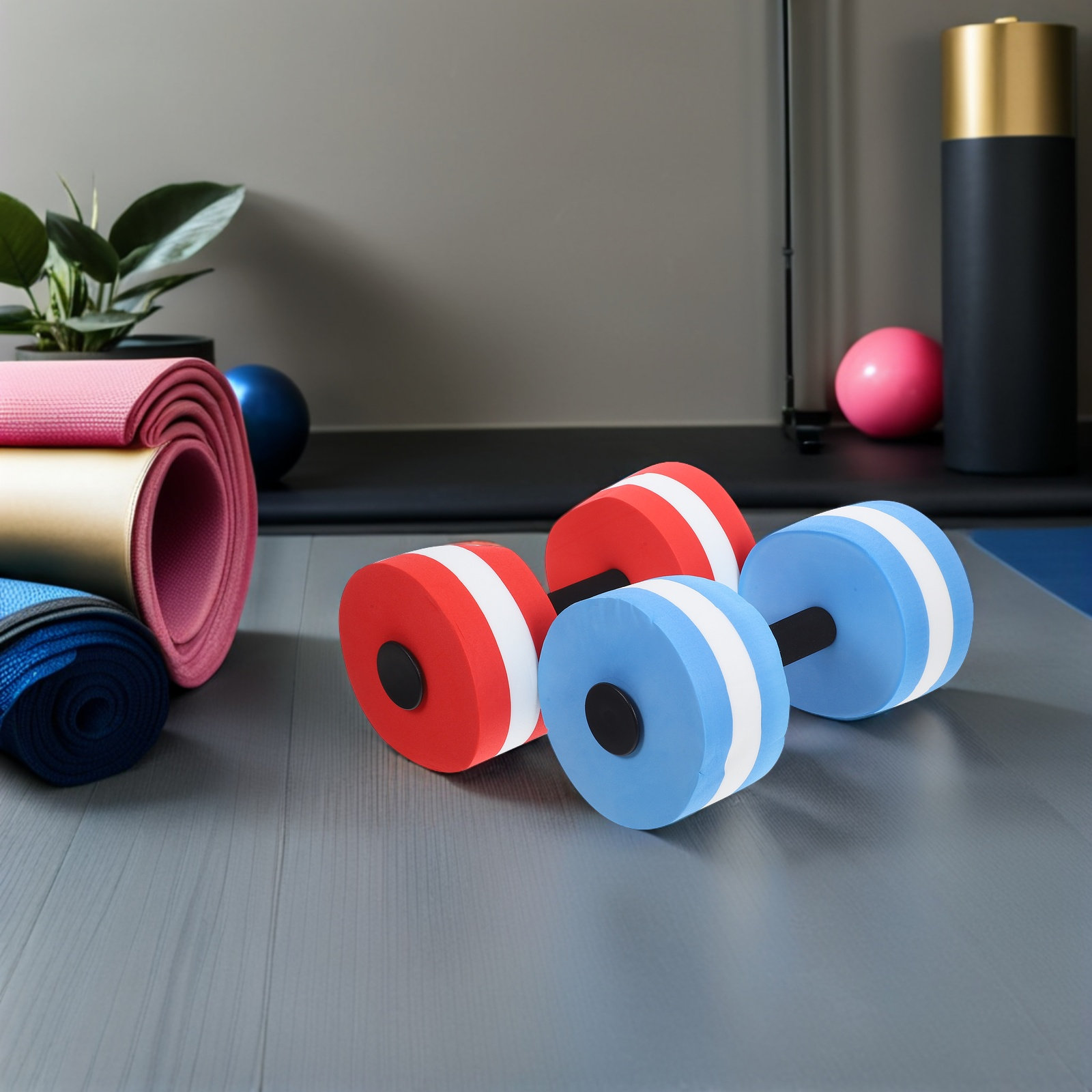 2Pcs Aquatic Dumbbells Eva Flo - огляд і ціна Dumbbell Set