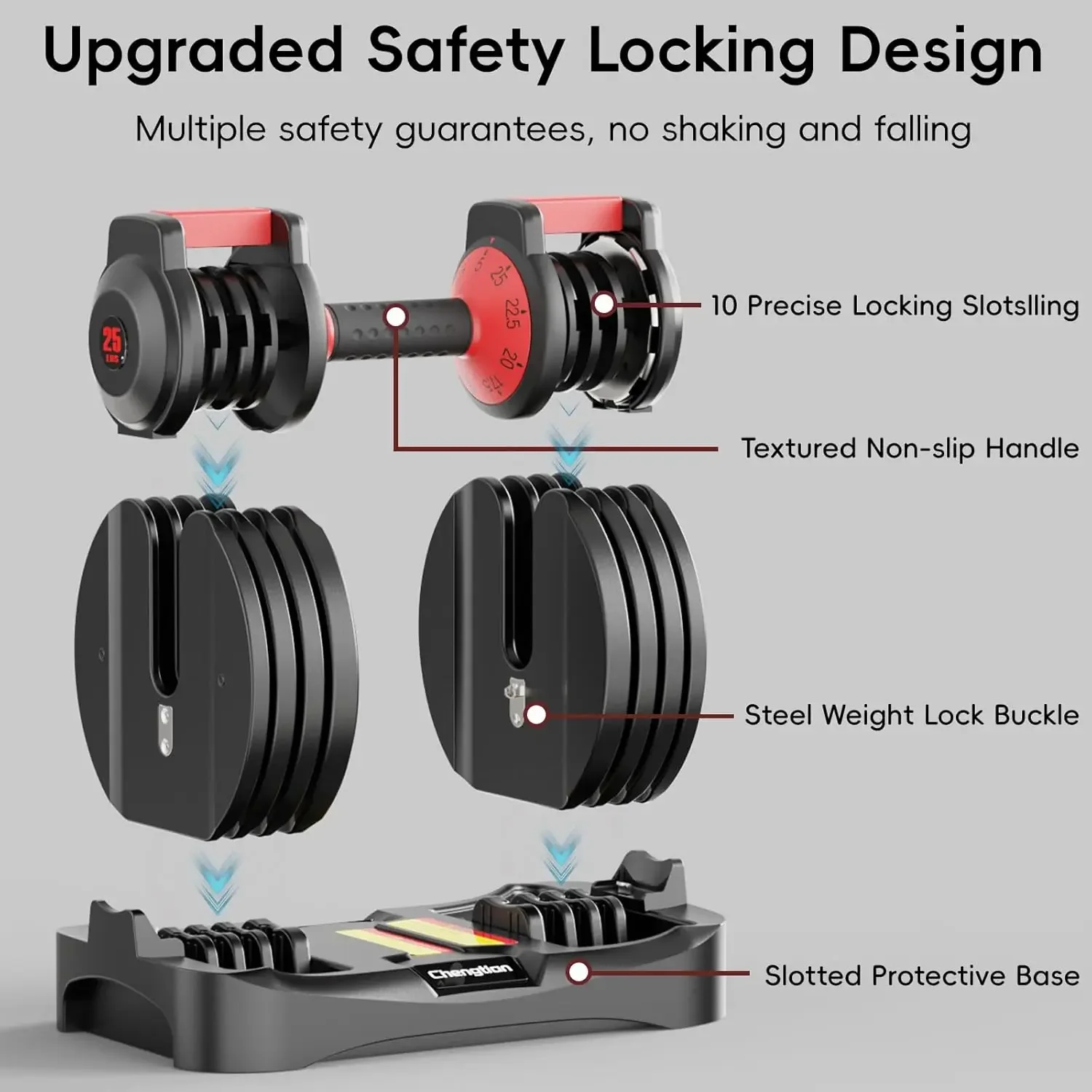 Upgraded Adjustable Dumbbell S - огляд і ціна Dumbbell Set
