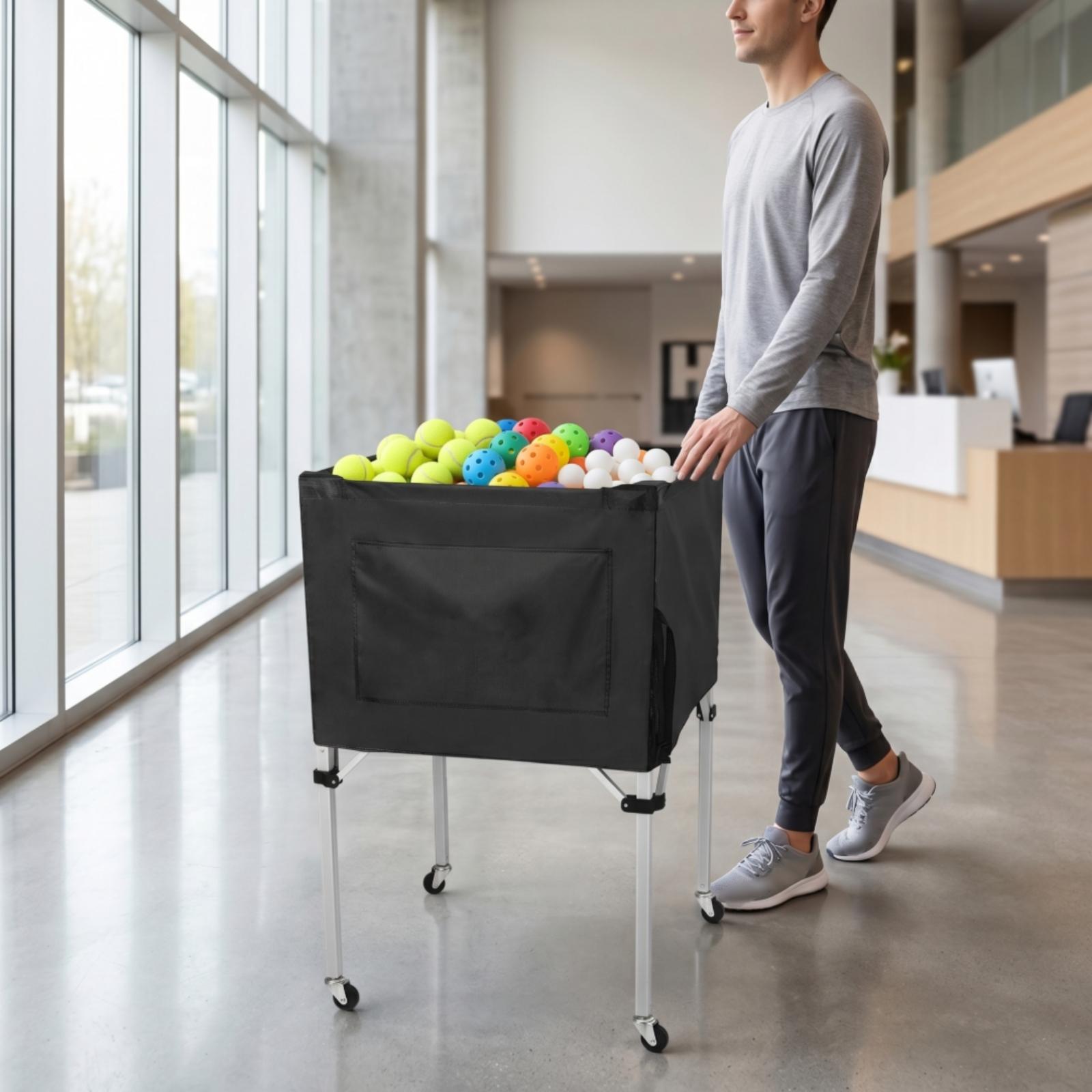 Ball Storage Cart Foldable Fol - огляд і ціна Gym Ball