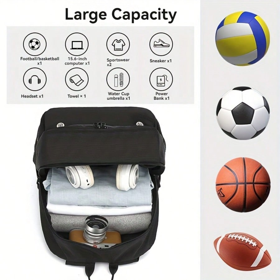 Soccer Bag Backpack, Basketbal - огляд і ціна Gym Ball