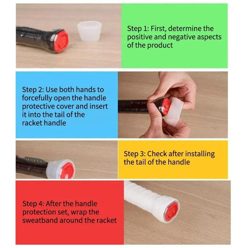 Tennis Racket Handle End Cover - огляд і ціна Tennis Racket