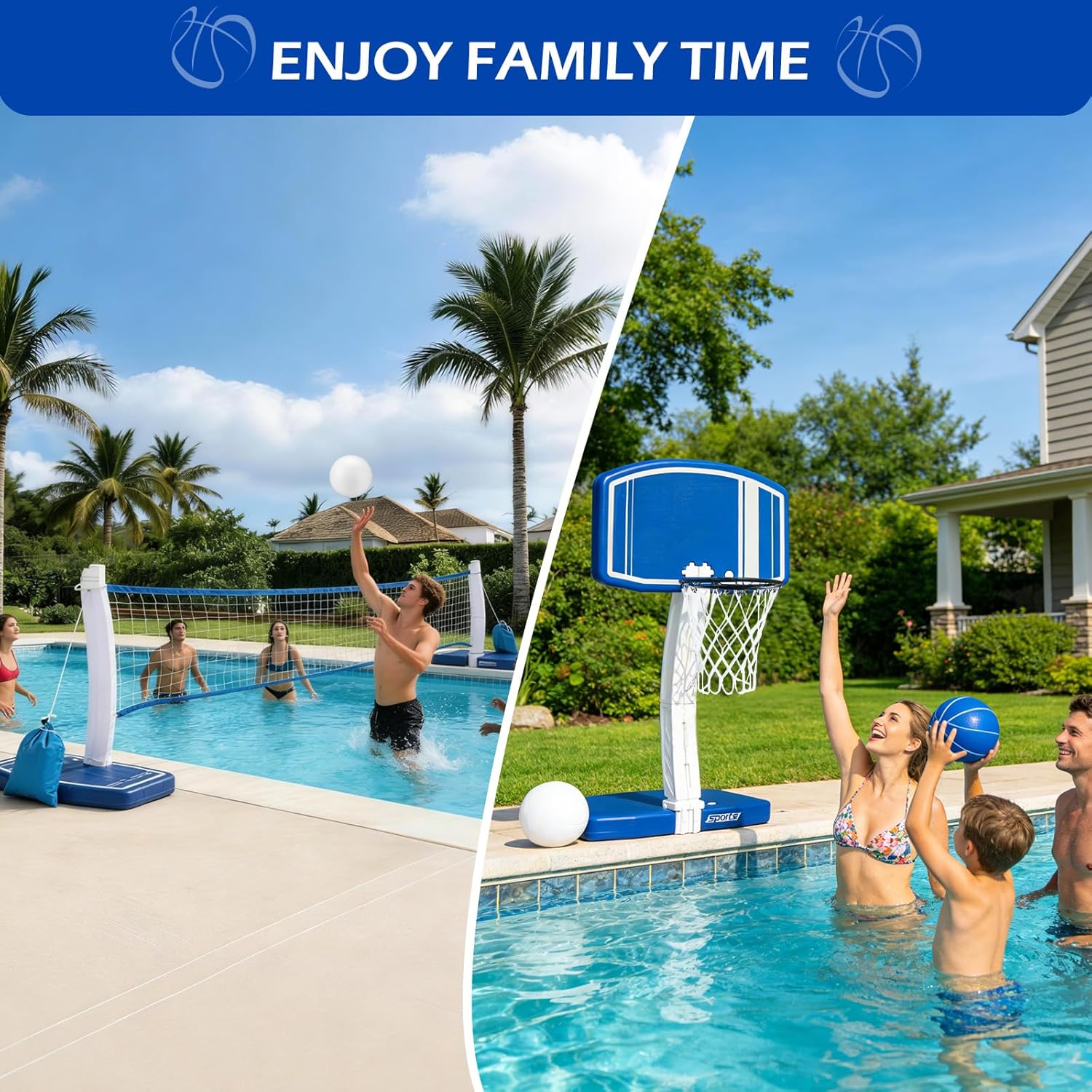 Above Ground Pool Basketball H - огляд і ціна Basketball Hoop