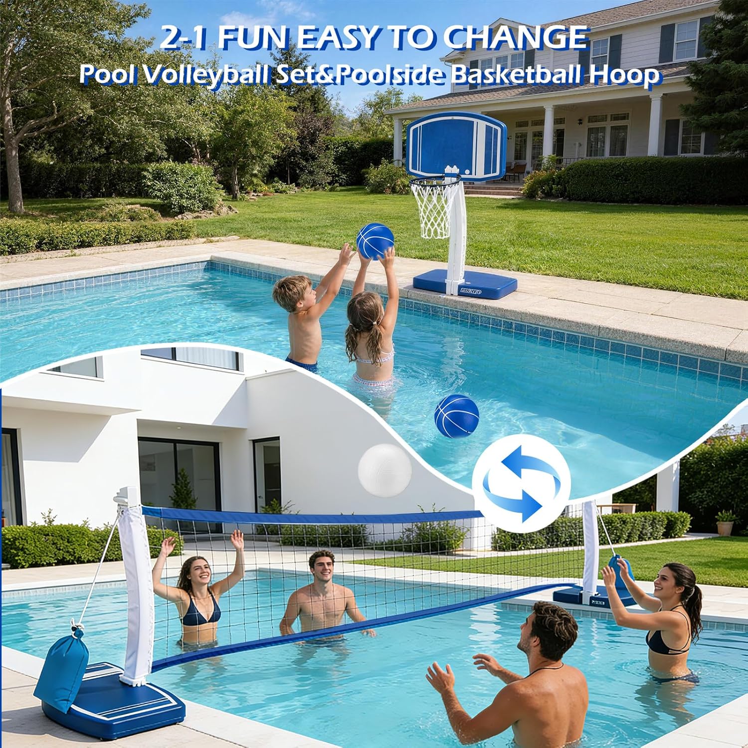 Above Ground Pool Basketball H - огляд і ціна Basketball Hoop