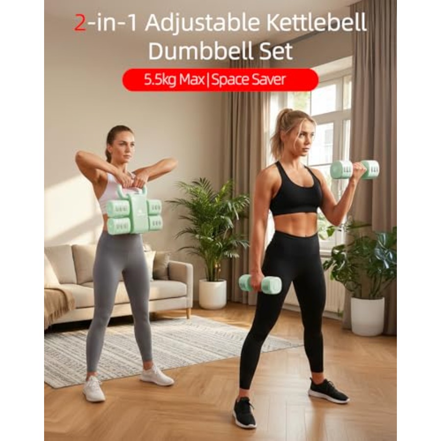 Home gym dumbbell set: 4-in-1  - огляд і ціна Dumbbell Set