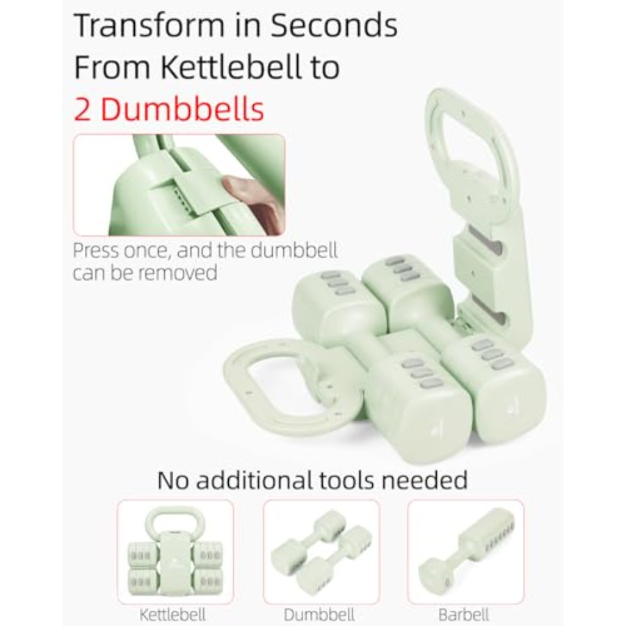 Home gym dumbbell set: 4-in-1  - огляд і ціна Dumbbell Set