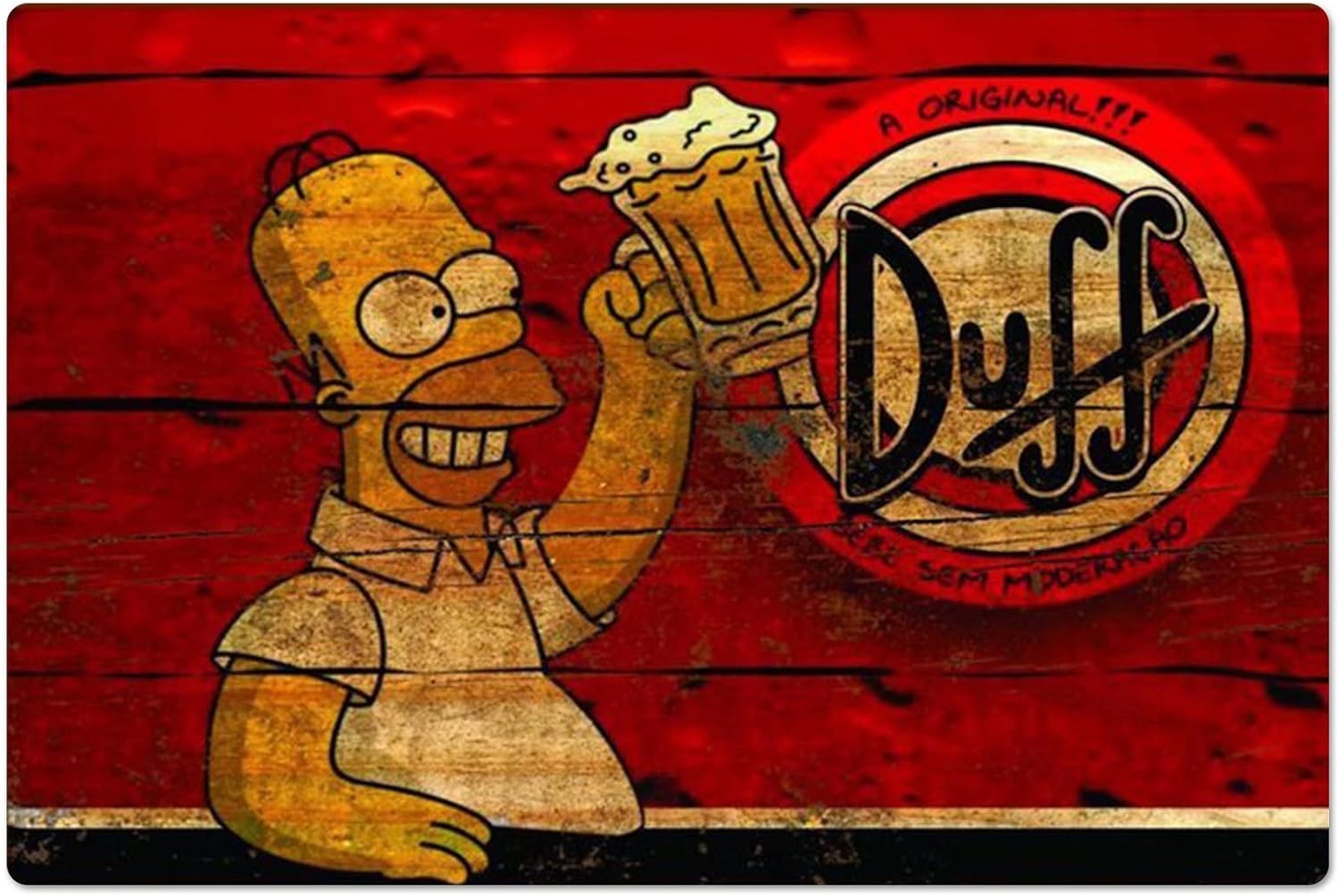 Retro Metal Poster Homer Duff  - огляд і ціна Sports Equipment Poster