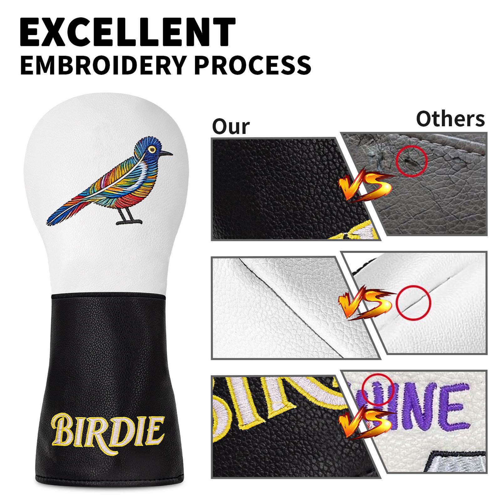 Colorful Bird Embroidery Golf  - огляд і ціна Resistance Band