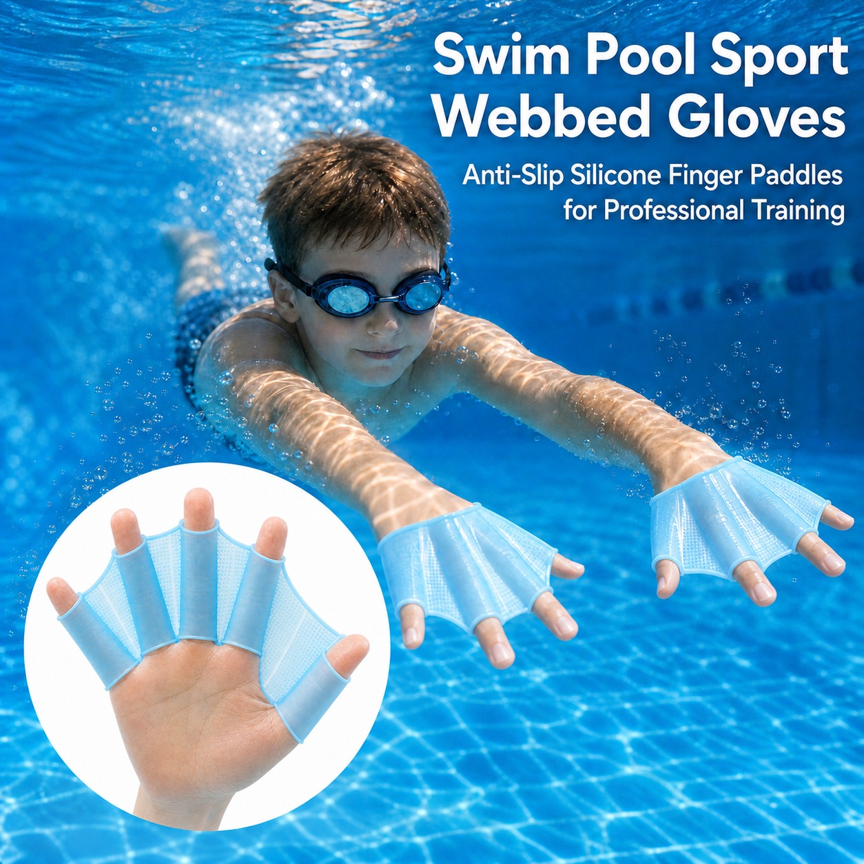 Silicone Swimming Fins Flipper - огляд і ціна Sports Equipment 5 Years Old