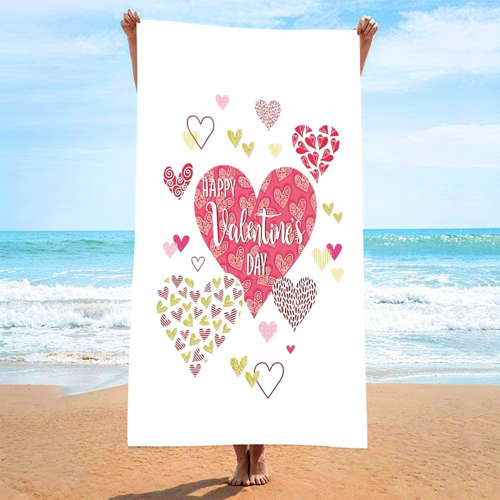 Heart Symbol Bath Towel 27x55i - огляд і ціна Yoga Mat