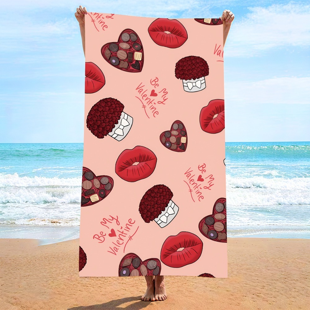 Heart Symbol Bath Towel 27x55i - огляд і ціна Yoga Mat